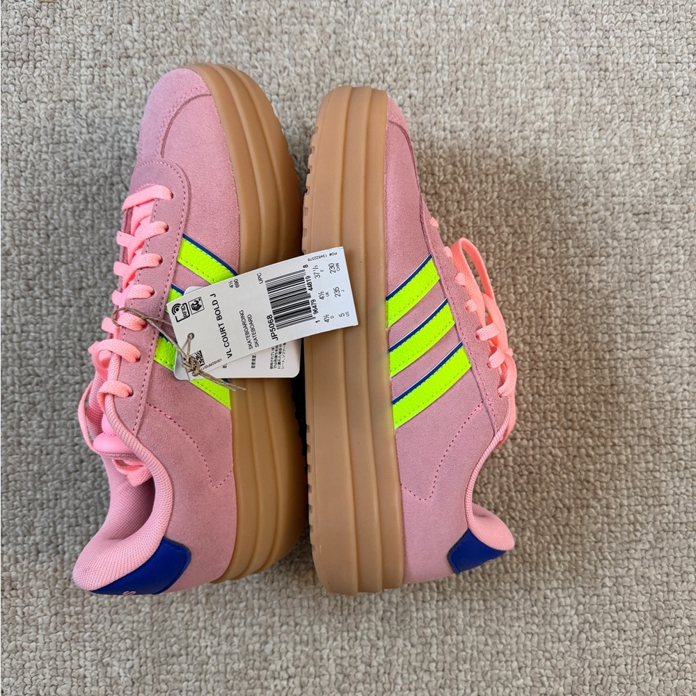 Adidas Kids' VL Court Bold Sneaker Big
Kid Pink NWT (equivalent to women’s 6.5)